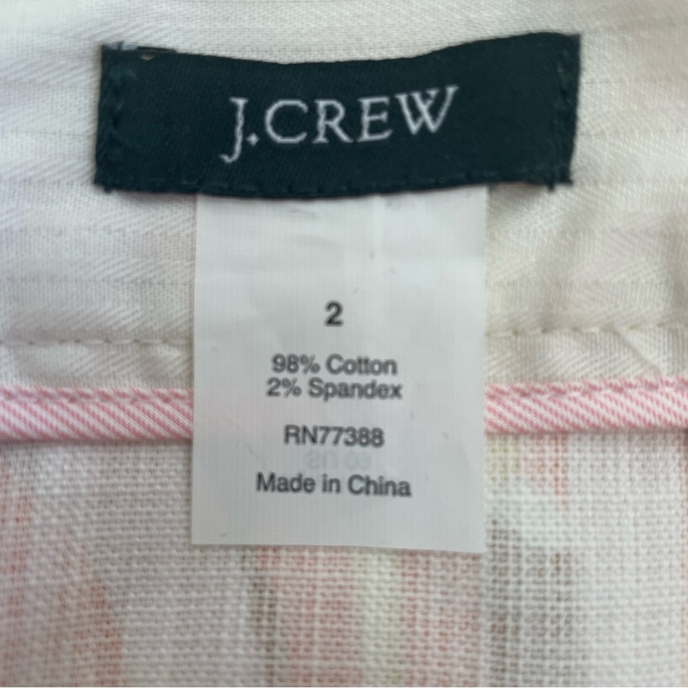 J.Crew Abstract Print Cotton Skirt Size 2 - Picture 3 of 3
